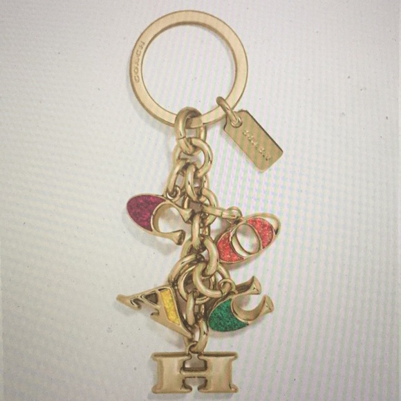 COACH - MIX KEYCHAIN / KEYFOB (NWT)
